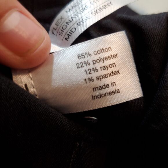 Lane Bryant FLEX MAGIC WAISTBAND SIGNATURE FITMID-RISE SKINNY Size 16 - Picture 6 of 7